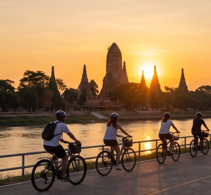 When the Sun Goes Down in Ayutthaya 1,600 Bath